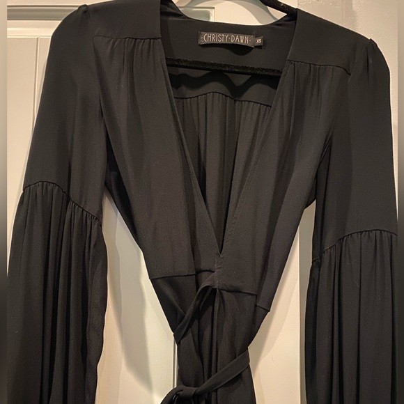 Christy Dawn Bergen Dress Black XS- Like new! - Picture 3 of 5